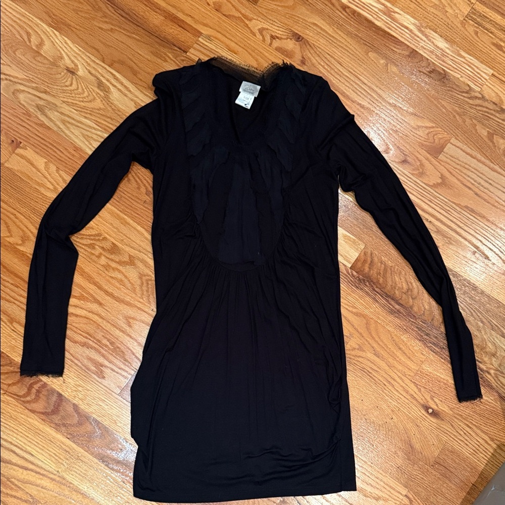 Tony Cohen Black Long Sleeve dress